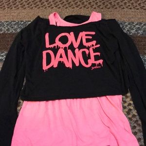 Justice Active Love Dance Shirt